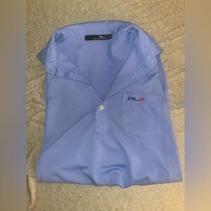 RLX Ralph Lauren Performance Golf Polo Light Blue S